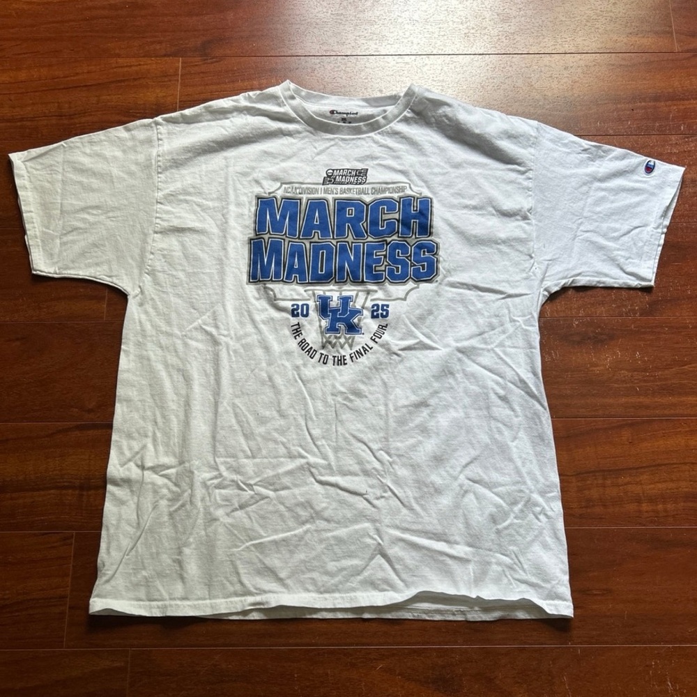 Champion White March Madness Graphic Tee
